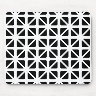 Mousepad Padrão de triângulos pretos