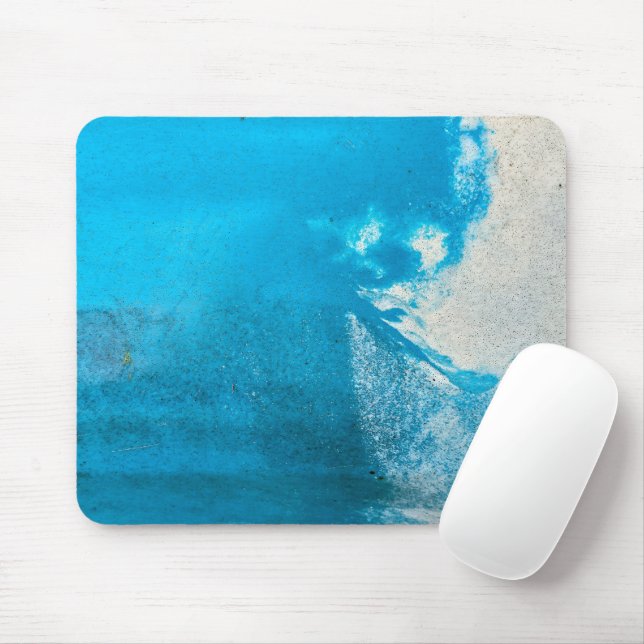 Mousepad Padrão de Turquesa abstrato (Com mouse)