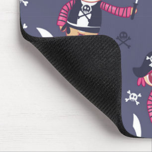 Mousepad Padrão de Urso Panda Pirata Bonito