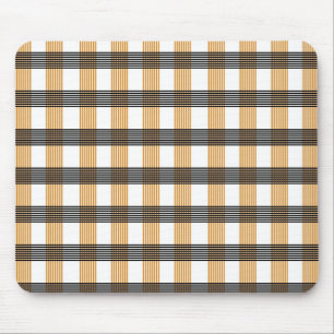 Mousepad Padrão de verificação de Xadrez castanha