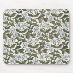Mousepad Padrão de Vieira Azul do Periwinkle Vinca