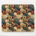 Mousepad Padrão de Vintage de Ação de Graças Floral (12)<br><div class="desc">Esse bocal é uma mistura harmoniosa de botânicos vegetais antigos e o charme caprichoso de padrões de squash. Traz a beleza do mundo natural para os dedos,  criando uma sinfonia visual. Peça a sua agora!</div>