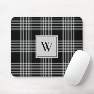 Mousepad Padrão de Xadrez com verificação de preto e Cin