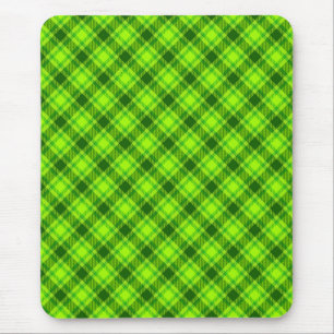 Mousepad Padrão de Xadrez Verificado de Tartan Verde-57578