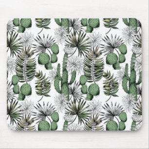 Mousepad Padrão do Deserto de Cactus
