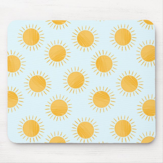 Mousepad Padrão do Dia do Dodle Sunshine (Frente)
