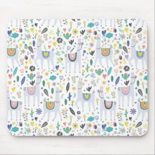 Mousepad Padrão do Doodle Alpaca