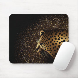 Mousepad Padrão do Jaguar Dourado