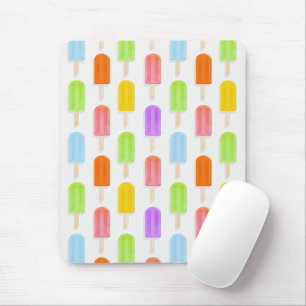 Mousepad Padrão do Rainbow Popsicles de Verão