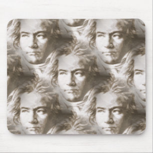 Mousepad Padrão do Retrato de Beethoven