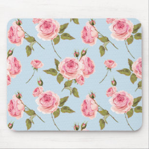 Mousepad Padrão do Rosa e Bolinhas