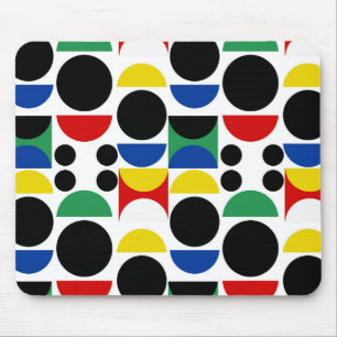 Mousepad Padrão do século de Médio Bauhaus escandinavo