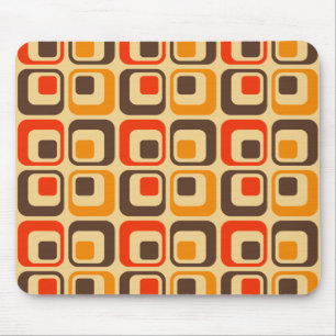 Mousepad Padrão dos quadrados retrorreflectores - Vermelho,