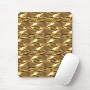 Mousepad Padrão dourado cativante