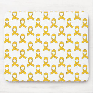 Mousepad Padrão Dourado de fita