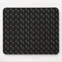 Mousepad Padrão Elegante de Corações e Chaves Modernos em O