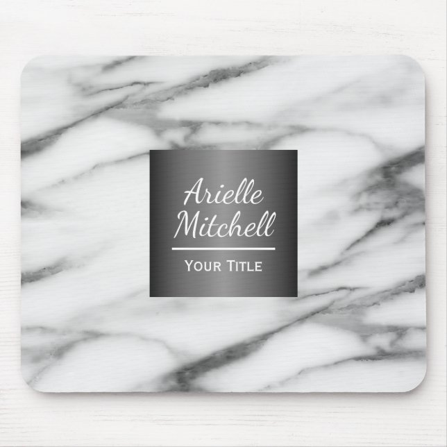 Mousepad Padrão Elegante Profissional Alabastro Marble (Frente)