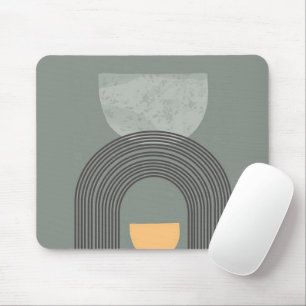 Mousepad padrão em formas boêmicas de abstrato