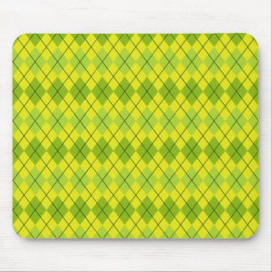 Mousepad Padrão escocês de tartan verde brilhante