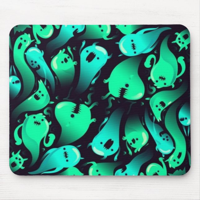 Mousepad padrão fantasma (Frente)