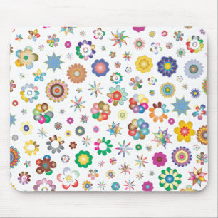 Mousepad Padrão Floral