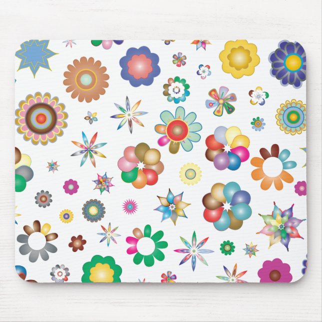 Mousepad Padrão Floral (Frente)