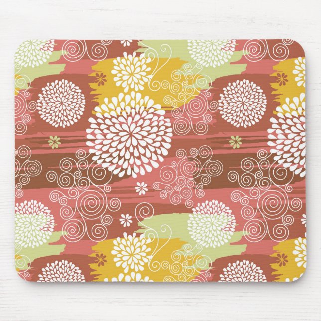 Mousepad Padrão floral 2 (Frente)