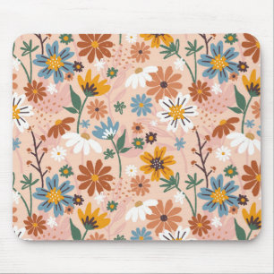 Mousepad Padrão Floral Abstrato Pintado à Mão- 23136