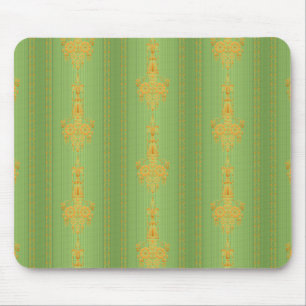 Mousepad Padrão floral barroco com borda