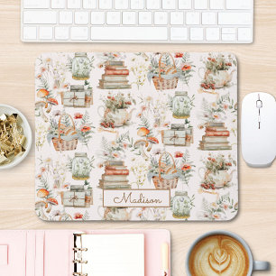 Mousepad Padrão Floral Capim Encantado Casa estilo cottagec