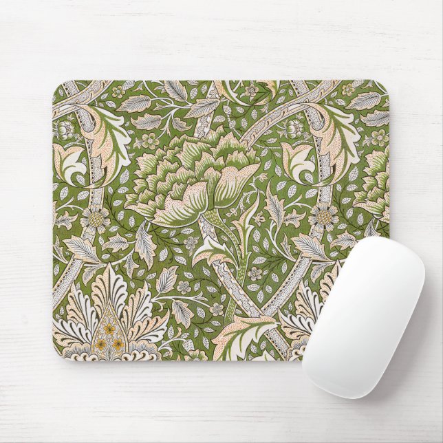 Mousepad Padrão Floral Clássico William Morris Windrush (Com mouse)