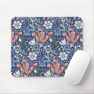 Mousepad Padrão Floral Compton 1896 Azul Fundo Morris