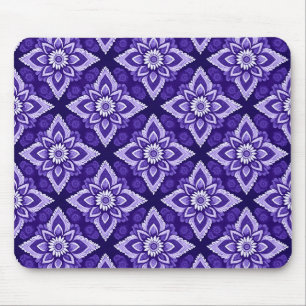 Mousepad Padrão Floral Decorativo do Boho Elegante