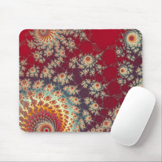 Mousepad Padrão Floral Espiral