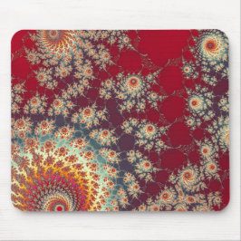 Mousepad Padrão Floral Espiral