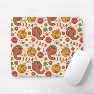 Mousepad Padrão Floral Groovy do Snuffleupagus e do Grande