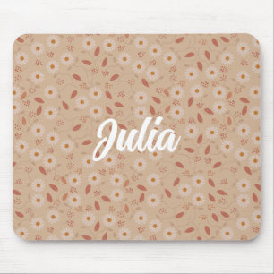 Mousepad Padrão Floral Moderno, Padrão Floral Boho