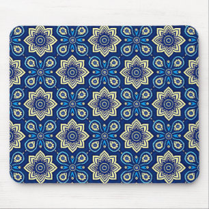 Mousepad Padrão Floral na moda Boho Chic