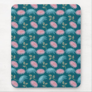 Mousepad Padrão Floral Pastel