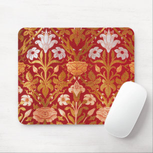 Mousepad Padrão Floral Rosa & Lírio Vintage William Morris