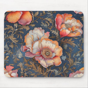 Mousepad Padrão Floral sem costura de aquarela desenhada à