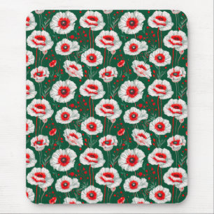 Mousepad Padrão floral vibrante