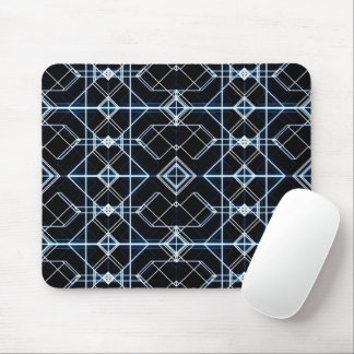 Mousepad Padrão Futurístico de Grelha Neon