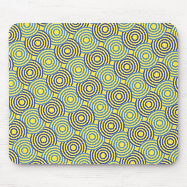 Mousepad padrão geométrico de abstrato no estilo art nouvea (Frente)