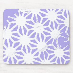 Mousepad padrão geométrico de lavanda