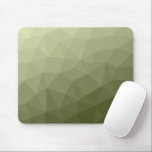 Mousepad Padrão geométrico de malha verde-claro do exército<br><div class="desc">O padrão geométrico do gradiente verde do exército triangular. Malha geométrica triangular com gradiente verde-cinza claro e escuro. militar, exército, padrão, ombre, malha, triângulos, geometria, geometria, gradiente, legal, triângulo, verde</div>