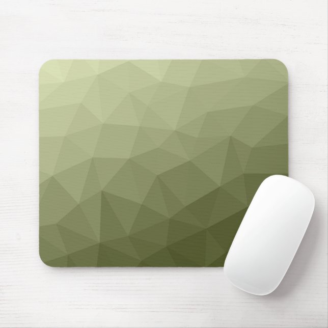Mousepad Padrão geométrico de malha verde-claro do exército (Com mouse)