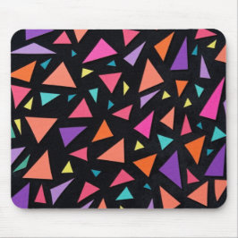 Mousepad Padrão geométrico de triângulo multicolorido