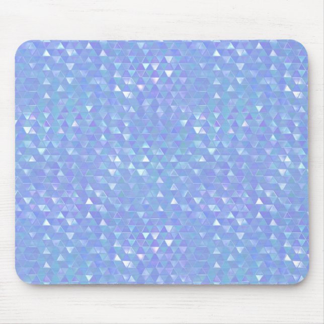 Mousepad Padrão Geométrico de Triângulos Modernos Violeta A (Frente)