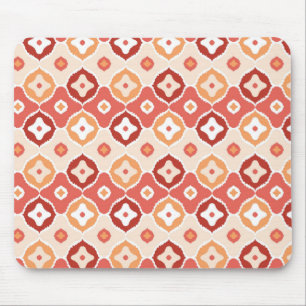 Mousepad padrão geométrico do Ouro ikat